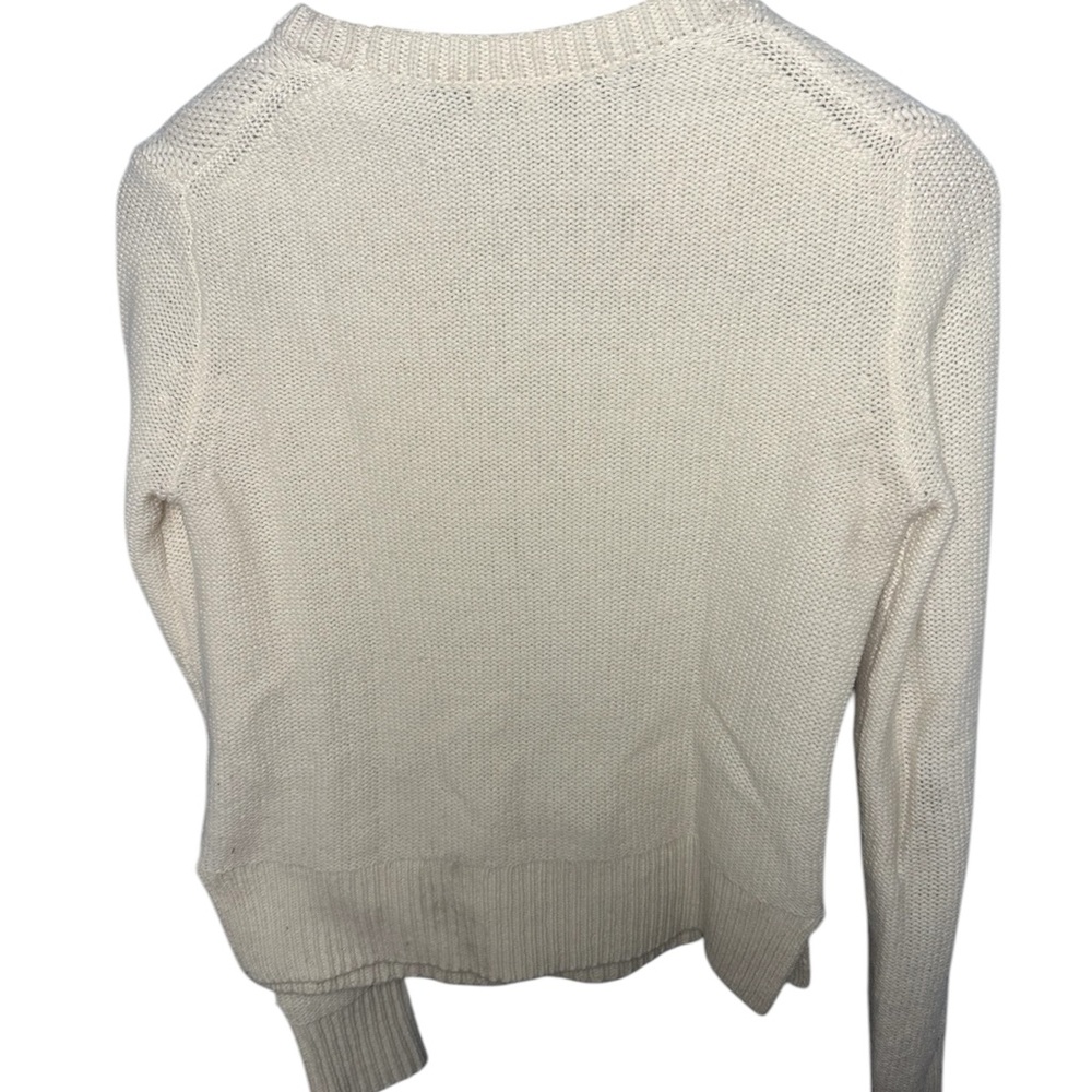 Madewell Cream Cable Knit Sweater XS - Picture 2 of 5